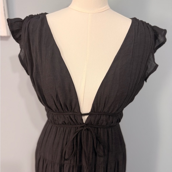 HYFVE Black Ruffled Maxi Dress - Picture 3 of 9